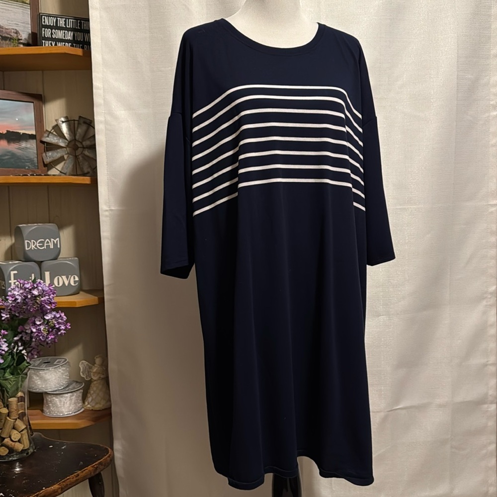 Maurices Navy T-shirt Dress